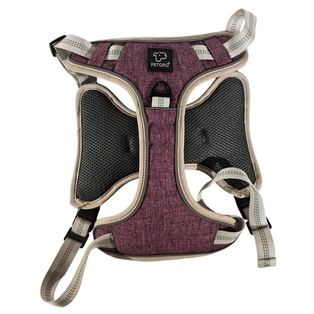 Petoro Reflective Dog Harness XL Purple Mesh Adjustable New - Picture 3 of 6
